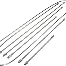 Kuhltek Motorwerks 111698723S Stainless Steel Brake Line Kit for VW Beetle
