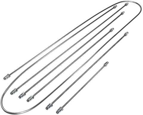 Kuhltek Motorwerks 111698723S Stainless Steel Brake Line Kit for VW Beetle