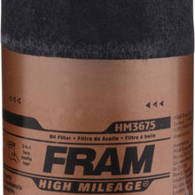 FRAM Ultra Synthetic Automotive Replacement Oil Filter, Designed for Synthetic Oil Changes Lasting up to 20k Miles, XG3675 with SureGrip (Pack of 1)