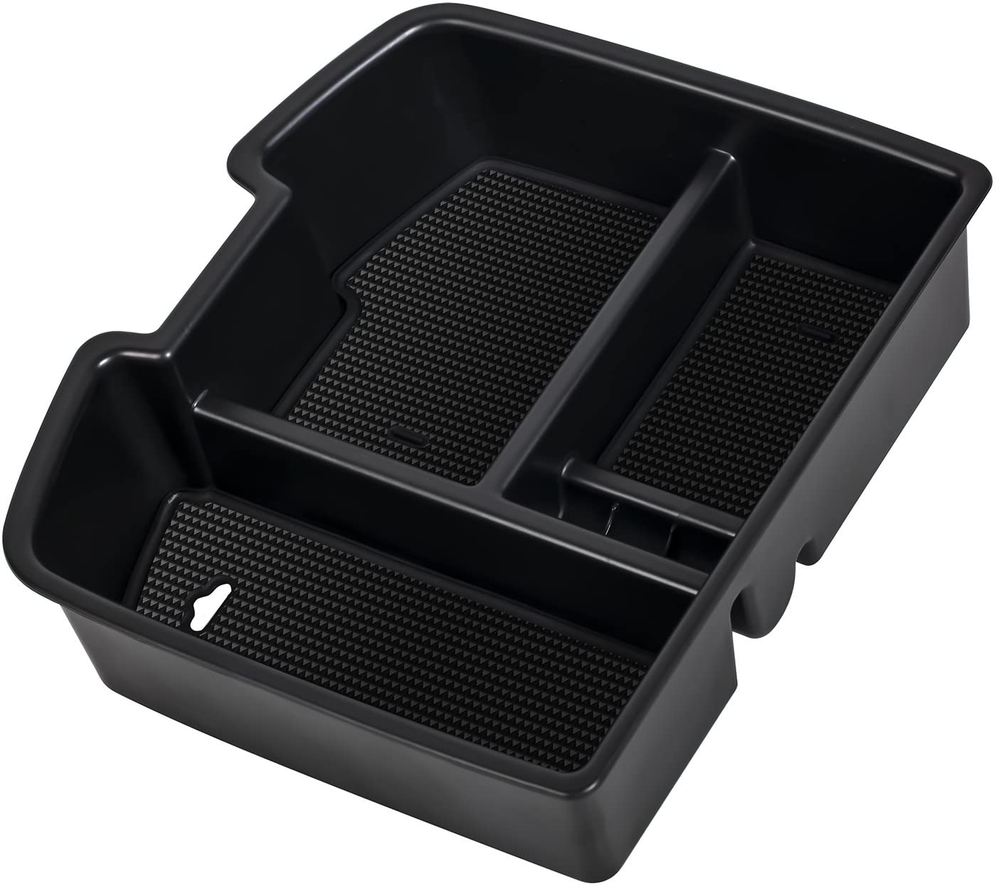 OxGord Center Console Organizer Tray Armrest Storage Box for 07-13 Avalanche,07-14 Tahoe,07-13 Silverado/Sierra 1500,07-14 Suburban 1500 Yukon/XL,07-13 Suburban 2500, 07-14 Silverado/Sierra 2500/3500