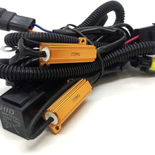 O-NEX 2x 9006 9005 Socket Female Adapter Wiring Harness Pigtail Plug Connector for Headlight or Fog Light (fits: HB4, H10, 9145)