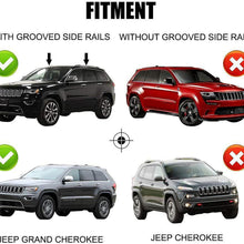 JUEDIMA Black Roof Rack Crossbars Replacement for 2011 2012 2013 2014 2015 2016 2017 2018 2019 2020 Grand Cherokee,Rooftop Luggage Crossbars