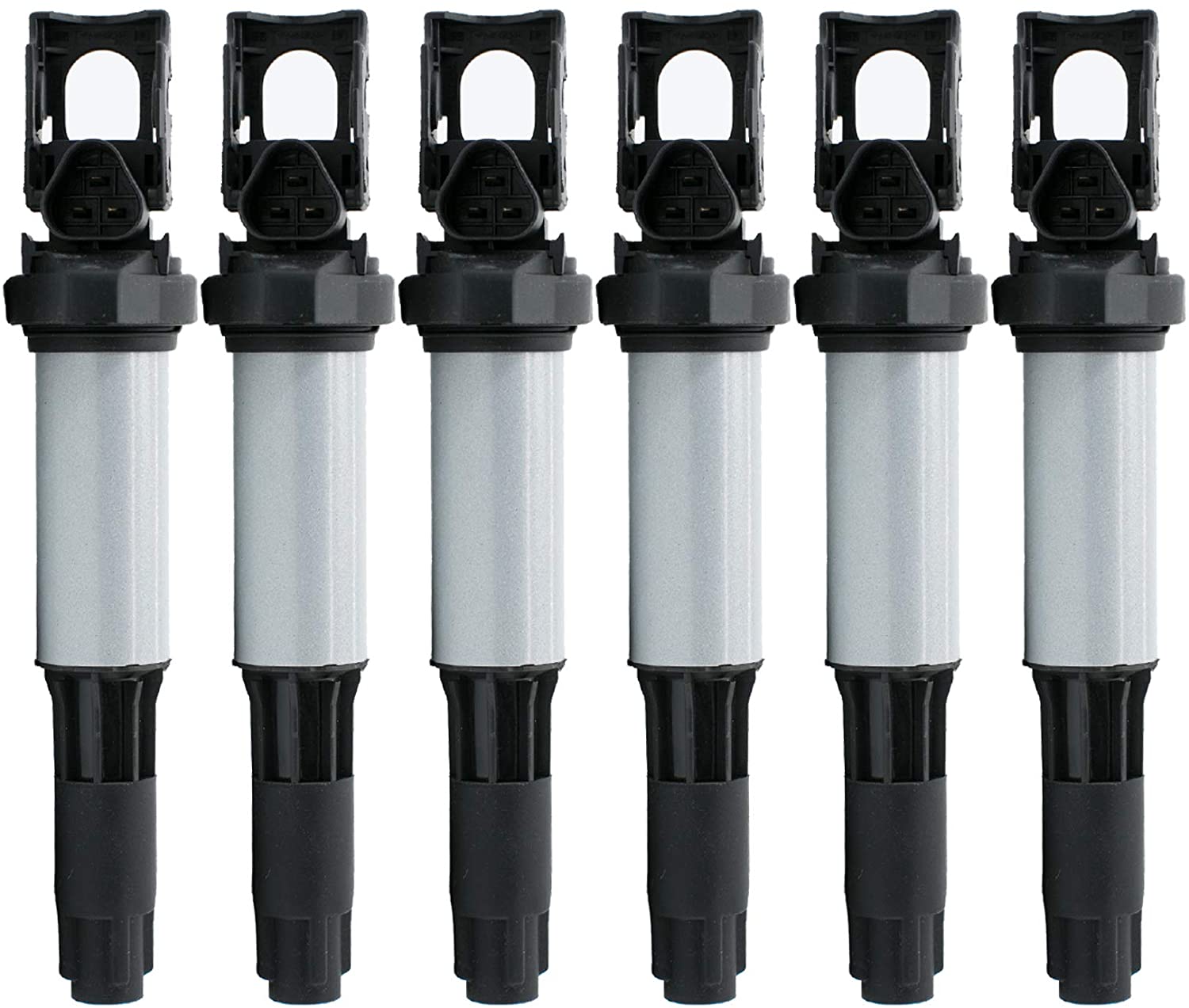 DEAL Set of 6 New Ignition Coils on Plug Packs For BMW Series 1/3/5/6/7/Alpina B6/B7/M3/M5/M6/X3/X5/X6/Z3/Z4 2.2L 2.5L 3.0L 3.2L L6 4.4L 4.8L V8 6.0L V12 Mini Countryman Paceman 1.6L L4 UF522