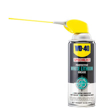 WD-40 Specialist Protective White Lithium Grease Spray with SMART STRAW SPRAYS 2 WAYS, 10 OZ [6-Pack]