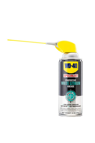 WD-40 Specialist Protective White Lithium Grease Spray with SMART STRAW SPRAYS 2 WAYS, 10 OZ [6-Pack]