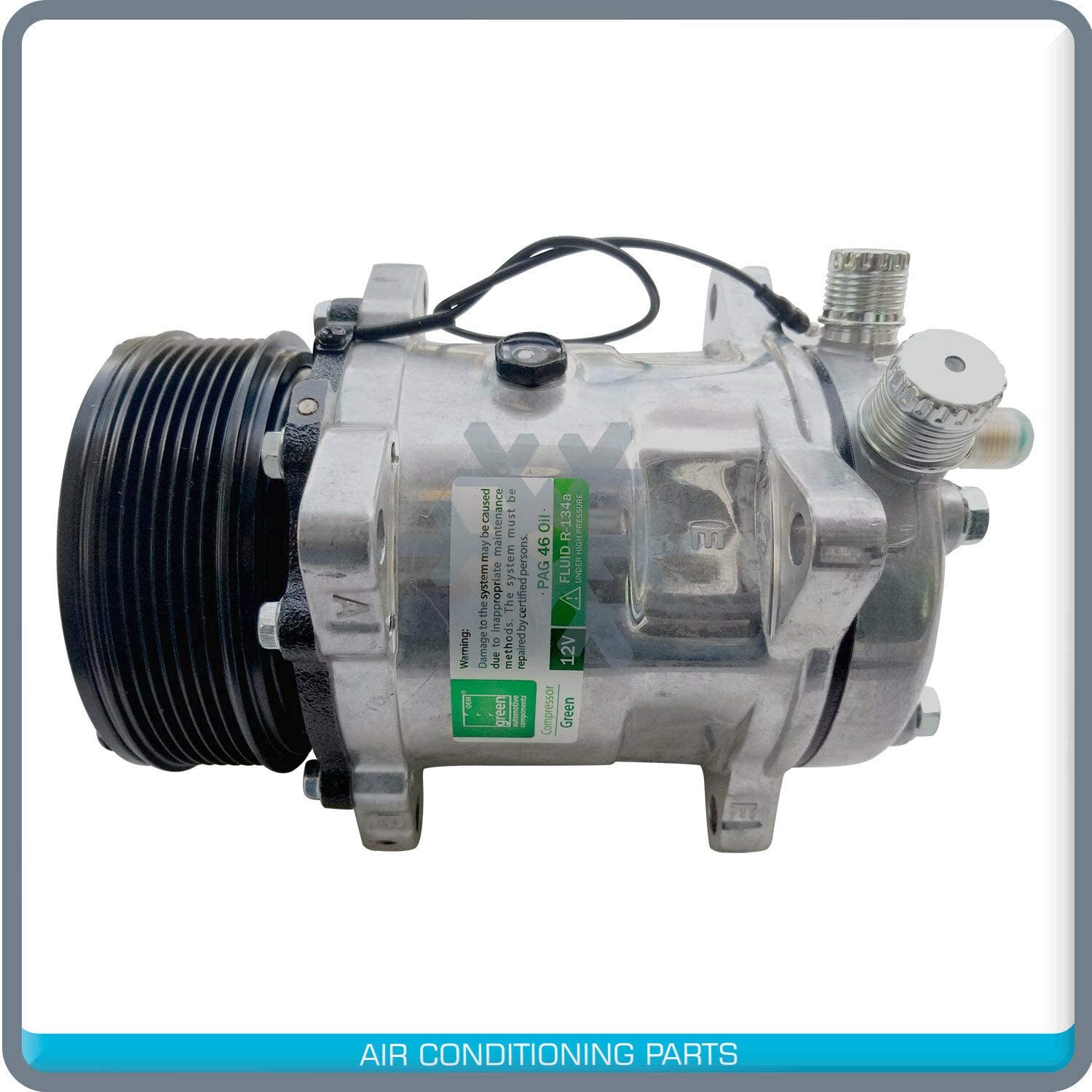 A/C Compressor Sanden SD508 & H14 Premium Line - 12V - 7 Groove Serpentin - 9537 253923756376 ST6 QT