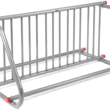 Global Industrial Grid Bike Rack, Double Sided, Powder Coated Galvanized Steel, 18-Bike Capacity