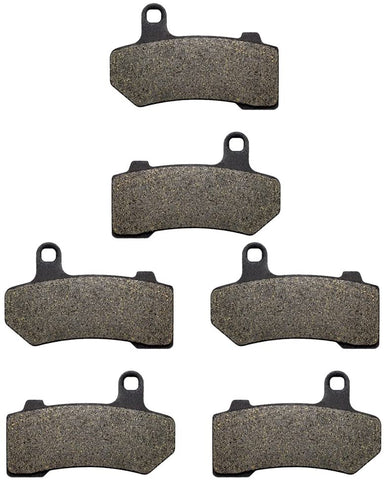 Road Passion Front and Rear Disc Brake Pad for TOURING FLTRX Road Glide Custom 2010-2012 FLHX Street Glide 2008-2017