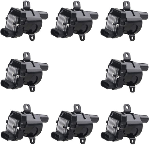 JDMON Compatible with Ignition Coil Pack Chevy GMC Silverado Sierra Suburban Yukon Replaces 12563293 D585 C1251 19005218 UF262 Pack of 8