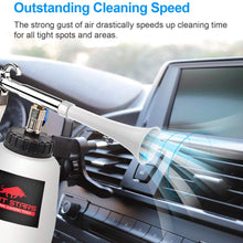 JOINT STARS High Pressure Car Cleaning Gun Jet Cleaner High Pressure Cleaner Car Interior Detailing Kit High Pressure Cleaning Tool Pressure Cleaner for Car Detailing Supplies Free Bonus