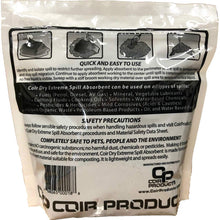 Coir Dry Extreme Spill Universal Liquid Absorbent and Lightweight Cleanup Response Kit (Absorbs Oil, Grease, Chemicals, Pesticides, Solvents, Diesel Fuel) - Sample Size, 0.5 lb. Bag