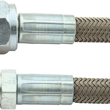 Allstar Performance ALL46420-21 21" #4 Braided Line -4 Straight / 1/8" NPT, 1 Pack