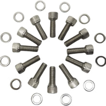 Z Whip SBC Stainless-Steel Intake Manifold Bolt Kit 3/8-16 1” BOLTS Compatible with Chevrolet Chevy V8 Small Block Engines 265 283 305 327 350 383 400 5.0L 5.7L TPI TBI 1955-1995 Gen I heads