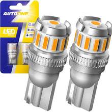 AUTOONE 194 Red LED Bulbs, 168 2825 W5W T10 Light Bulbs Error Free for Dome Map Parking Trunk Door License Plate Lights,Pack of 2