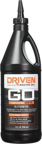 Driven Racing Oil 4530 GL-4 Synthetic 80w-90 Gear Oil Quart, 32. Fluid_Ounces