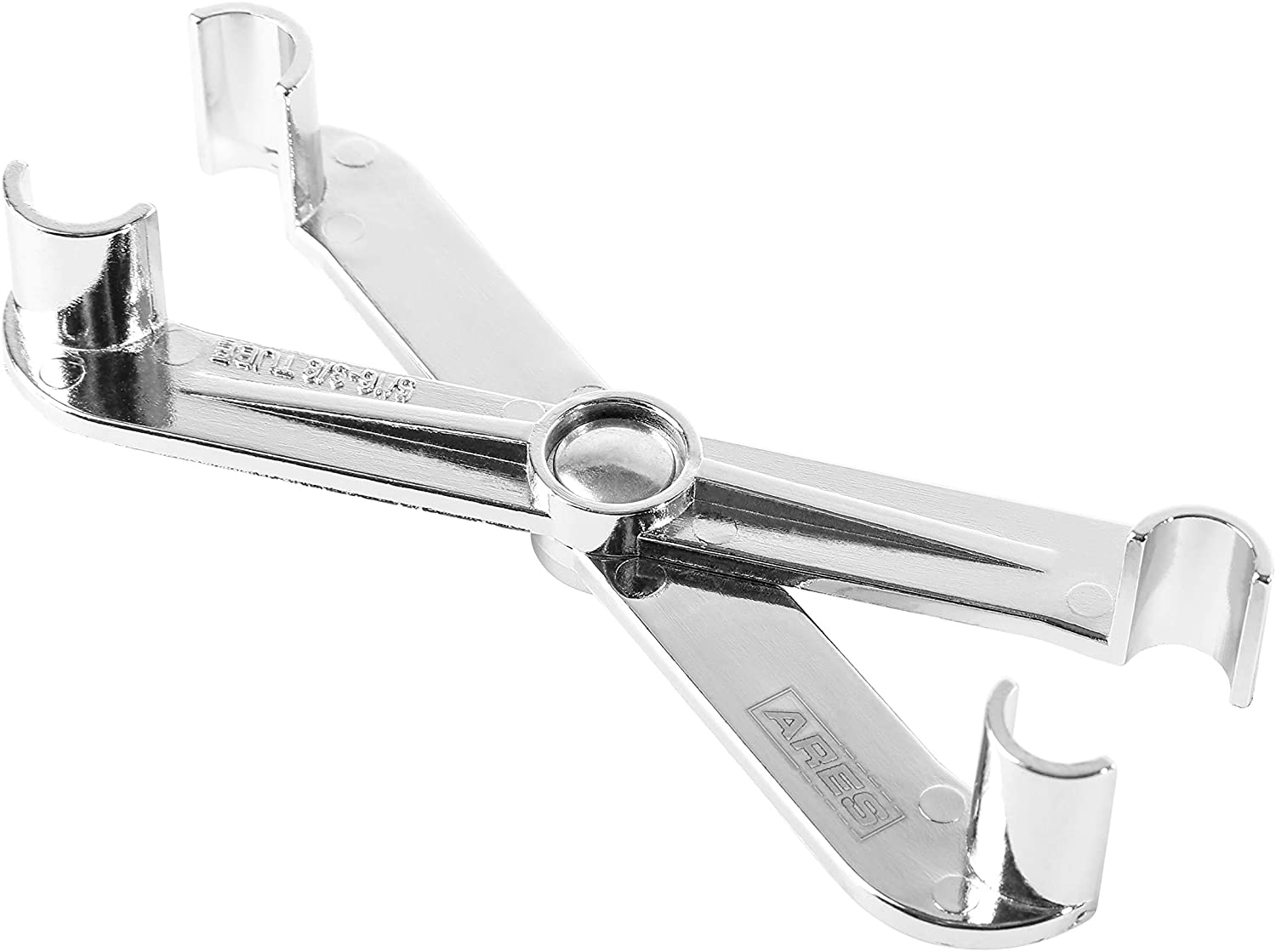 ARES 70024-3/8-Inch and 5/16-Inch Scissor Fuel Line Disconnect Tool - Easy Separation of Quick Disconnect Style Fittings - Use on Fuel, Heater, and A/C Line Service on Many Late Model Vehicles