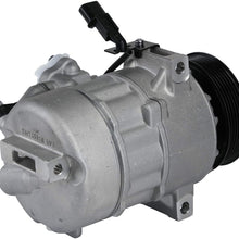 New Mando 10A1544 AC Compressor with Clutch Original Equipment (Pre-filled Oil)