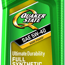 Quaker State 550049984-6PK Ultimate Durability European Full Synthetic 5W-40 Motor Oil (SN/CF A3/B4 229.5 502 00/505 00 LL-01 Porsche), 1 Quart, 6 Pack