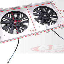 AJP Distributors For Evo Evolution 7 8 9 Manual MT Transmission Aluminum Radiator Fan Shroud Kit