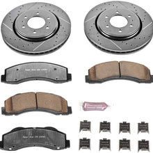 Power Stop K3167-36 Z36 Truck & Tow Front Brake Kit, 6-Lug Setup