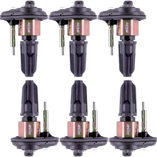 MAS Ignition Coils UF303 With OEM Spark plugs Replacement compatible with Chevy Trailblazer Colorado Buick Rainier GMC Canyon Envoy Hummer H3 Isuzu Olds Saab 2.8L 3.5L 4.2L (6)