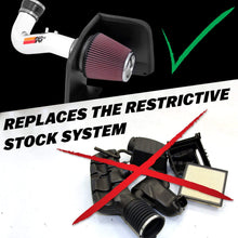 K&N Cold Air Intake Kit with Washable Air Filter: 2014-2020 Chevy/GMC/Cadillac (Silverado 1500, Suburban, Tahoe, Sierra 1500, Yukon, Yukon Denali, Escalade) V8, Polished Metal Finish, 77-3082KP