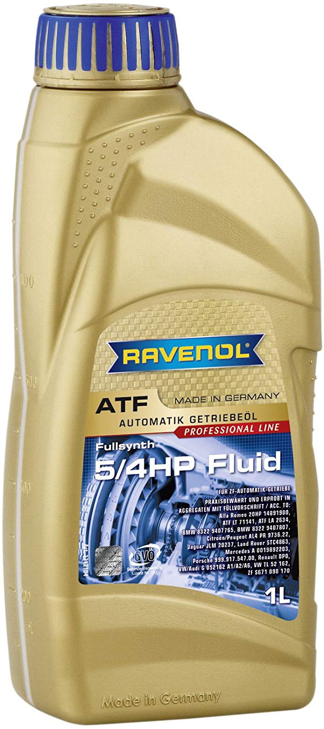 Ravenol J1D2107 ATF (Automatic Transmission Fluid) - 5/4 HP 5-Speed 4-Speed ZF Transmissions (1 Liter)