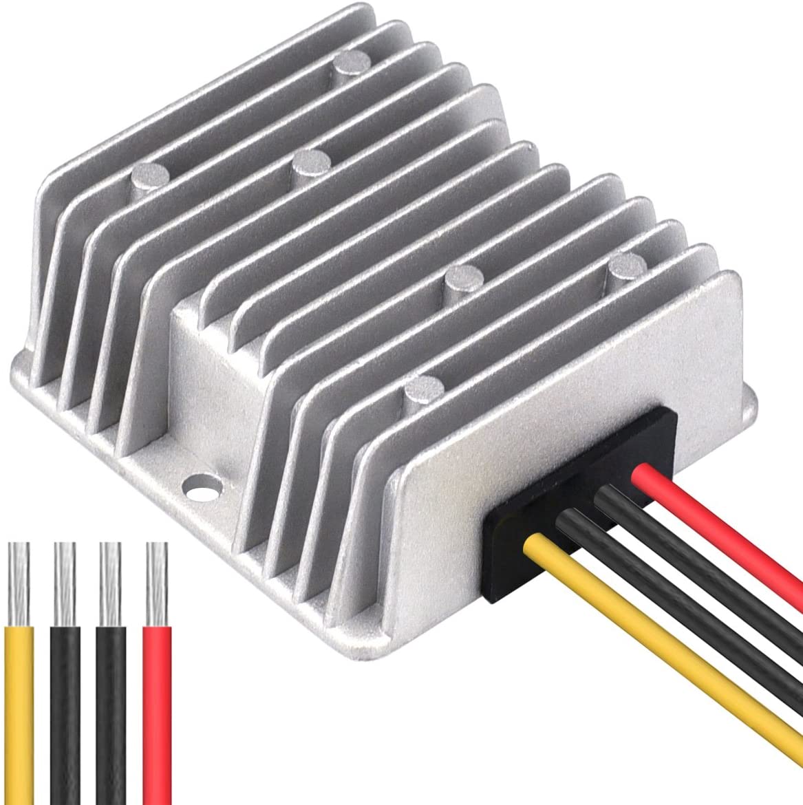 Cllena Waterproof DC/DC 12V to 24V Boost Converter 5A 120W Step Up Voltage Regulator Module Car Power Supply Voltage Transformer (Input 10V-16V)