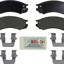 Bosch BE507H Blue Disc Brake Pad Set with Hardware for Select Saturn SC, SC1, SC2, SL, SL1, SL2, SW1, and SW2 Vehicles - FRONT