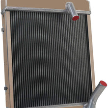 ALLOYWORKS 3 Row Aluminum Ford Tractor Radiator for Ford Tractor"8N8005" Radiator 2N 8N 9N with Cap