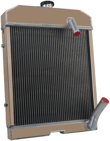 ALLOYWORKS 3 Row Aluminum Ford Tractor Radiator for Ford Tractor