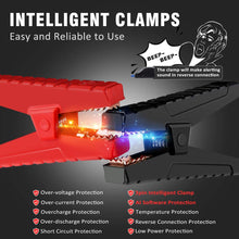 VTIN Upgraded 1200A Car Jump Starter, 12V Power Pack Jump Starter (Up to 8.0L Gas 6.0L Diesel Engines) Portable Battery Booster Power Bank with QC 3.0 Outputs Type-C Port & Safety Jumper Cable