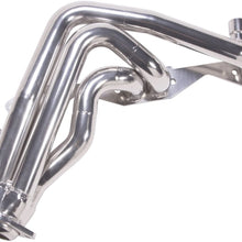 BBK 15950 1-5/8" Shorty Tuned Length Performance Exhaust Headers for Chevy Impala SS LT1 - Polished Silver Ceramic Finish