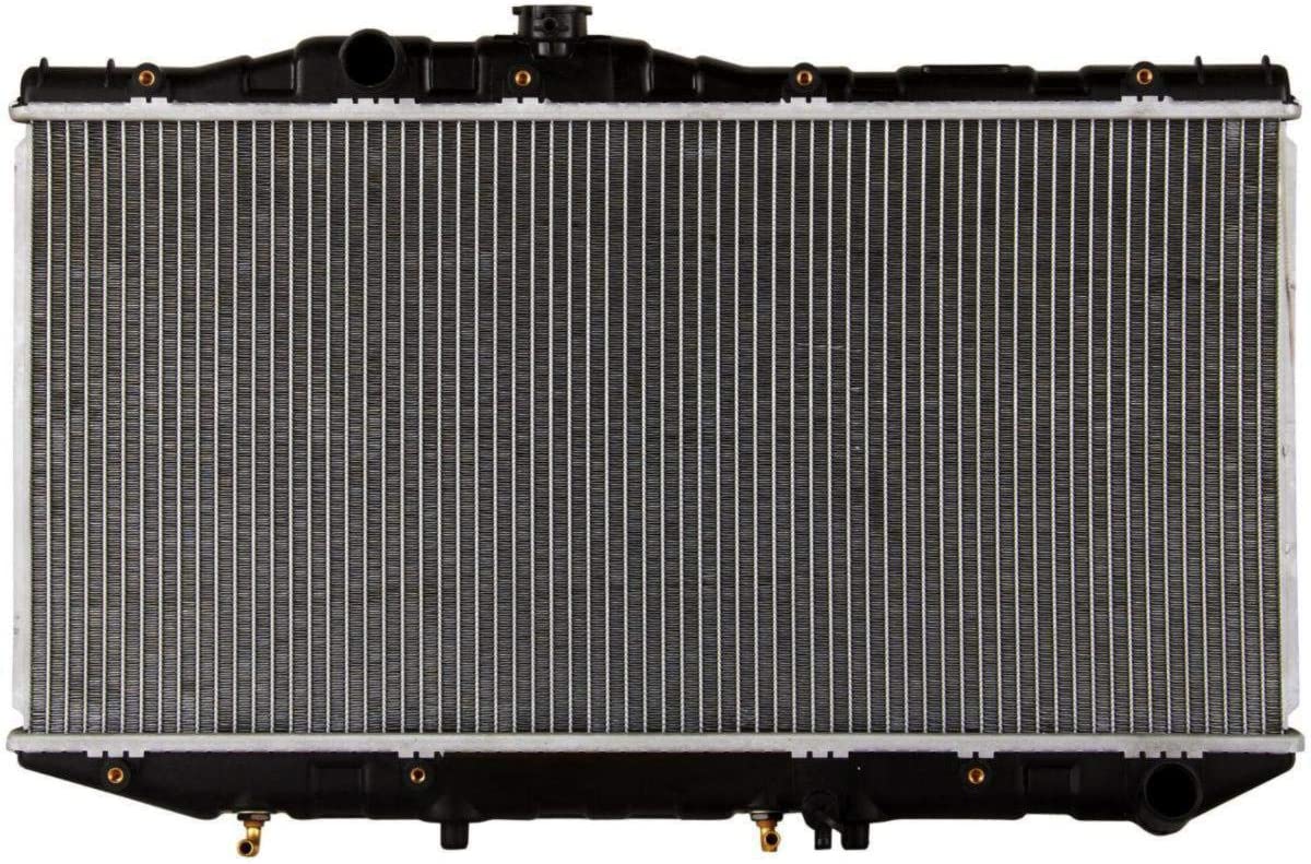 LONGKEES Automatic Transmission Aluminum/Plastic Radiator 1 Row For 1987-1991 Toyota Camry 2.0L L4 CU870