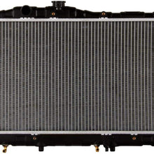 LONGKEES Automatic Transmission Aluminum/Plastic Radiator 1 Row For 1987-1991 Toyota Camry 2.0L L4 CU870