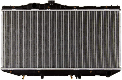 LONGKEES Automatic Transmission Aluminum/Plastic Radiator 1 Row For 1987-1991 Toyota Camry 2.0L L4 CU870
