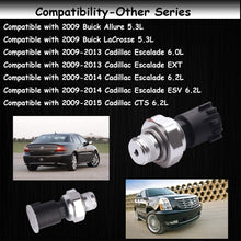 Engine Oil Pressure Sensor - Replaces 12673134, 12585328, 926-041 - Compatible with Chevy Silverado, Suburban 2500, Tahoe, Impala, Trailblazer, GMC Yukon, Sierra 1500, Savana