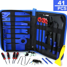 41Pcs Trim Removal Tool,Car Panel Door Audio Removal Tool Kit, Auto Clip Pliers Fastener Remover Pry Tool Set with Storage Bag