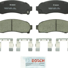 Bosch BC913 QuietCast Premium Ceramic Disc Brake Pad Set For 2005-2006 Chevrolet Equinox; 2006 Pontiac Torrent; 2002-2007 Saturn Vue; Front