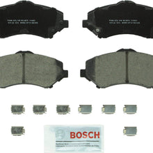 Bosch BC1273 QuietCast Premium Ceramic Disc Brake Pad Set For Dodge: 2007-2010 Nitro; Jeep: 2008-2011 Liberty, 2007-2010 Wrangler; Front