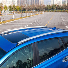 ITrims 2013 2014 2015 2016 2017 for Toyota RAV4 XA40 Silver Exterior Roof Rack Rail End Cover Shell Cap Replacement 4PCS