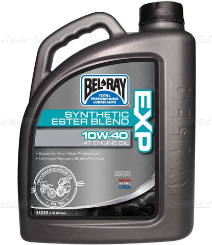 Bel-Ray EXP Synthetic Ester Blend 4T Engine Oil 10W40-4L. 99120-B4LW (1)