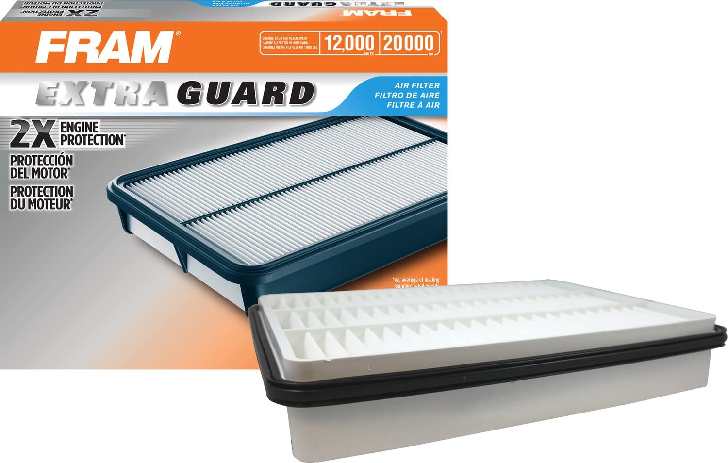 FRAM Extra Guard Air Filter, CA8918 for Select Lexus and Toyota Vehicles