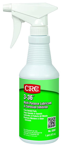 CRC 03007 3-36 16oz Multi-Purpose Lubricant and Corrosion Inhibitor Spray Bottle