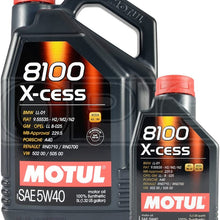 Motul 102870-4 8100 X-Cess 5w40 Oil Case/4-5 Liters