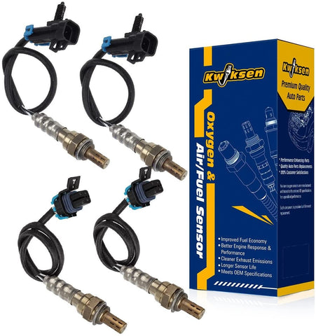 Oxygen Sensor O2 Sensor 1 & 2 Replacement for Chevrolet Silverado 1500 WT - 4.3L 2008-2012