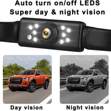Backup Camera for Car Pickup Trucks SUVs Vans RVs License Plate Rearview Camera 9 LED Night Vision Parking Camera