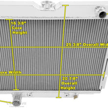 Champion Cooling, 3 Row All Aluminum Radiator for Multiple Ford Models, CC379