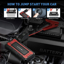 AUTOLOVER battery jump starter 1500A 20000mAh Portable Car Jump Starter 12V Auto Battery Booster With Dual USB Quick Charge, LED Flashlight and Waterproof Bag For Cars, Vans, Trucks, ATV