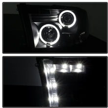 Spyder Auto Dodge Ram 1500 Black Halogen LED Projector Headlight
